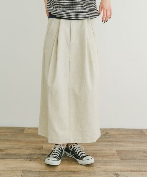 URBAN RESEARCH ITEMS/アーバンリサーチ アイテムズ ウエストタックスカート ホワイト系その他 FREE