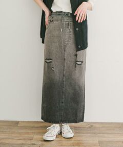 URBAN RESEARCH ITEMS / アーバンリサーチ アイテムズ スカート | ダブルウエストデニムスカート