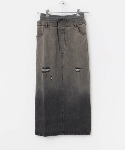 URBAN RESEARCH ITEMS / アーバンリサーチ アイテムズ スカート | ダブルウエストデニムスカート | 詳細17