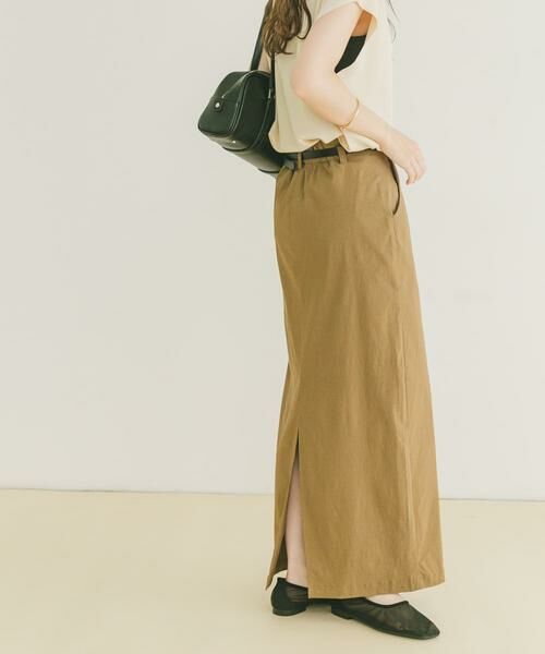 URBAN RESEARCH ITEMS / アーバンリサーチ アイテムズ スカート | ベルト付きストレッチスカート | 詳細2