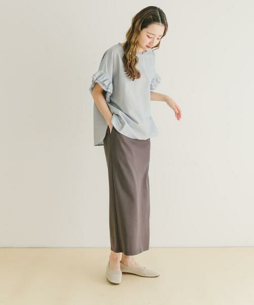 URBAN RESEARCH ITEMS / アーバンリサーチ アイテムズ スカート | ポンチストレートスカート | 詳細19