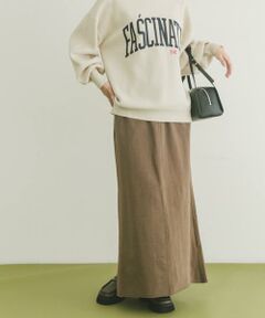 URBAN RESEARCH ITEMS / アーバンリサーチ アイテムズ スカート | ピグメントスウェットロングスカート