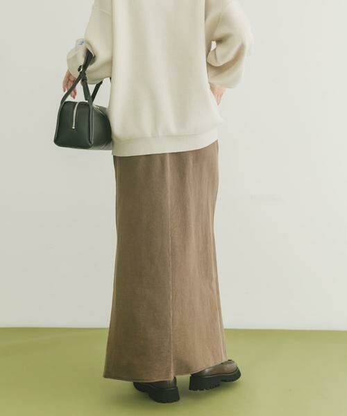 URBAN RESEARCH ITEMS / アーバンリサーチ アイテムズ スカート | ピグメントスウェットロングスカート | 詳細2