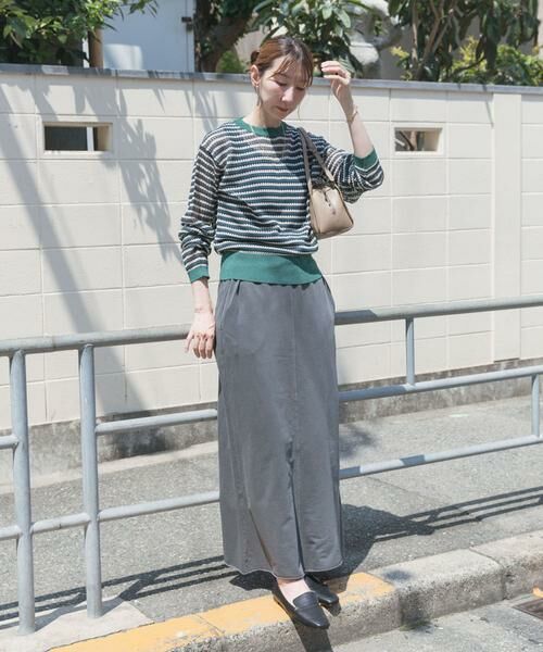 URBAN RESEARCH ITEMS / アーバンリサーチ アイテムズ スカート | ピグメントスウェットロングスカート | 詳細13