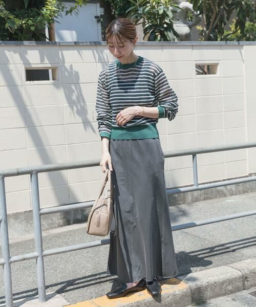 URBAN RESEARCH ITEMS / アーバンリサーチ アイテムズ スカート | ピグメントスウェットロングスカート | 詳細15