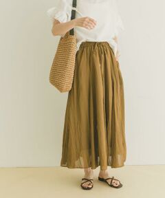 URBAN RESEARCH ITEMS / アーバンリサーチ アイテムズ スカート | シアーフレアスカート