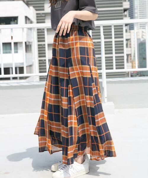 URBAN RESEARCH ITEMS / アーバンリサーチ アイテムズ スカート | シアーフレアスカート | 詳細2