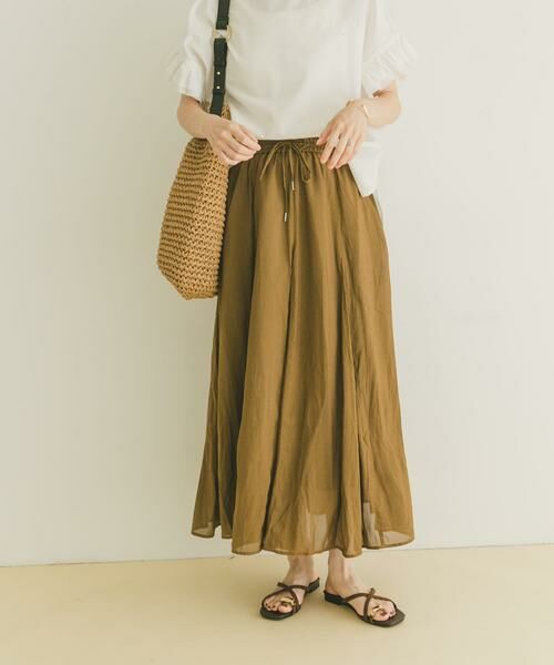 URBAN RESEARCH ITEMS / アーバンリサーチ アイテムズ スカート | シアーフレアスカート | 詳細10