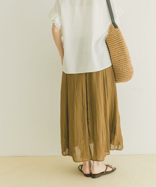 URBAN RESEARCH ITEMS / アーバンリサーチ アイテムズ スカート | シアーフレアスカート | 詳細11