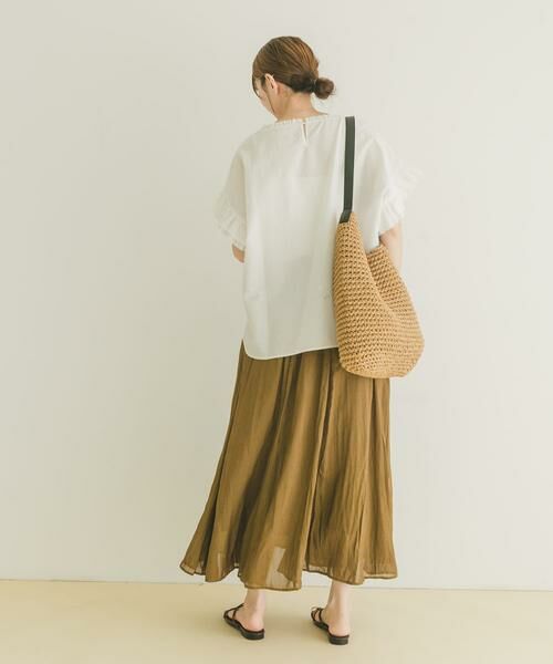 URBAN RESEARCH ITEMS / アーバンリサーチ アイテムズ スカート | シアーフレアスカート | 詳細13