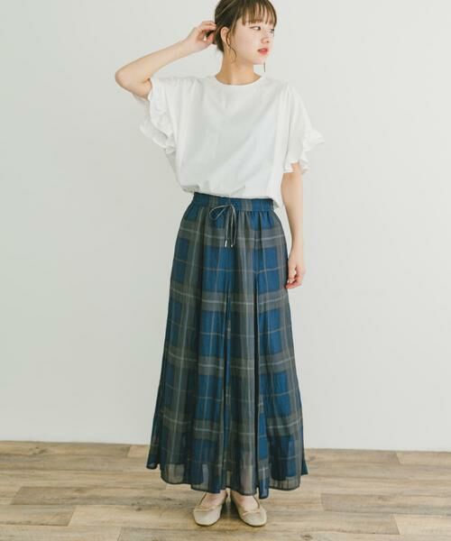 URBAN RESEARCH ITEMS / アーバンリサーチ アイテムズ スカート | シアーフレアスカート | 詳細25