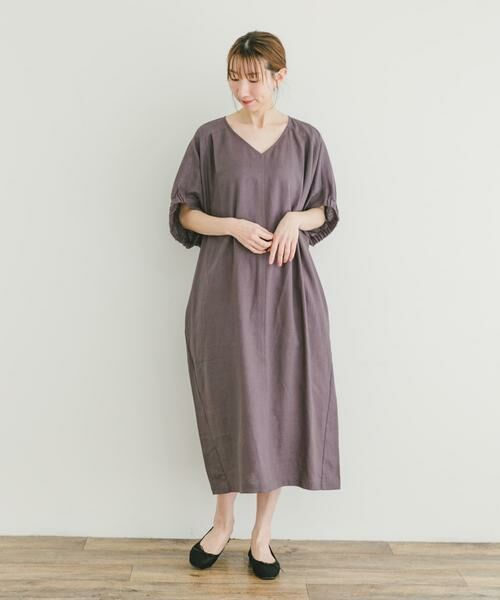 URBAN RESEARCH ITEMS / アーバンリサーチ アイテムズ ワンピース | リネンレーヨンドルマンワンピース | 詳細11