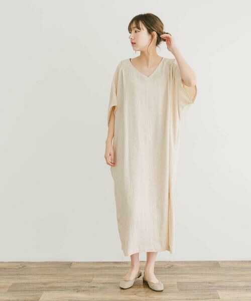 URBAN RESEARCH ITEMS / アーバンリサーチ アイテムズ ワンピース | リネンレーヨンドルマンワンピース | 詳細19