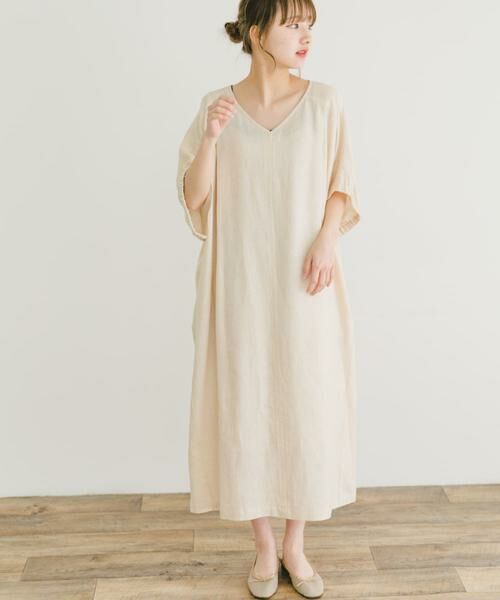 URBAN RESEARCH ITEMS / アーバンリサーチ アイテムズ ワンピース | リネンレーヨンドルマンワンピース | 詳細21