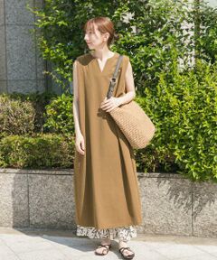 URBAN RESEARCH ITEMS / アーバンリサーチ アイテムズ ワンピース | カットミラノノースリワンピース