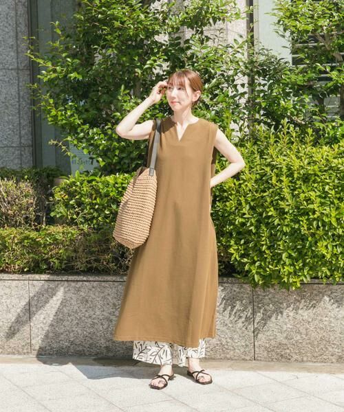 URBAN RESEARCH ITEMS / アーバンリサーチ アイテムズ ワンピース | カットミラノノースリワンピース | 詳細3