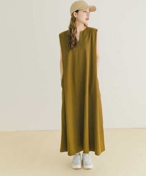 URBAN RESEARCH ITEMS / アーバンリサーチ アイテムズ ワンピース | カットミラノノースリワンピース | 詳細5