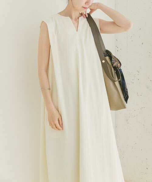 URBAN RESEARCH ITEMS / アーバンリサーチ アイテムズ ワンピース | カットミラノノースリワンピース | 詳細11