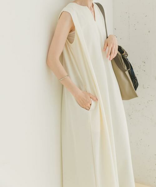 URBAN RESEARCH ITEMS / アーバンリサーチ アイテムズ ワンピース | カットミラノノースリワンピース | 詳細12