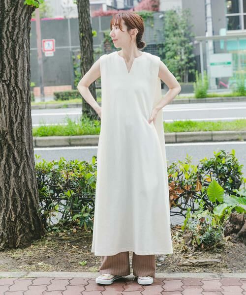 URBAN RESEARCH ITEMS / アーバンリサーチ アイテムズ ワンピース | カットミラノノースリワンピース | 詳細17