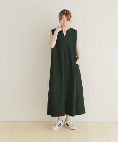 URBAN RESEARCH ITEMS / アーバンリサーチ アイテムズ ワンピース | カットミラノノースリワンピース | 詳細23