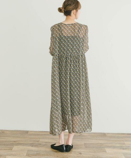 URBAN RESEARCH ITEMS / アーバンリサーチ アイテムズ ワンピース | フラワープリントシフォンワンピース | 詳細12