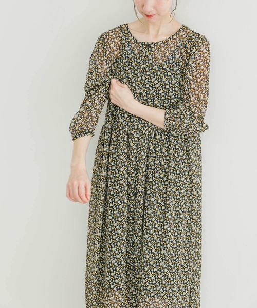 URBAN RESEARCH ITEMS / アーバンリサーチ アイテムズ ワンピース | フラワープリントシフォンワンピース | 詳細13