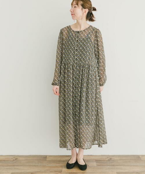 URBAN RESEARCH ITEMS / アーバンリサーチ アイテムズ ワンピース | フラワープリントシフォンワンピース | 詳細14