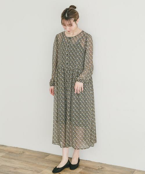 URBAN RESEARCH ITEMS / アーバンリサーチ アイテムズ ワンピース | フラワープリントシフォンワンピース | 詳細15