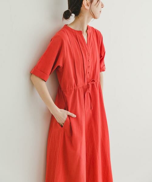 URBAN RESEARCH ITEMS / アーバンリサーチ アイテムズ ワンピース | ドライコットンタックワンピース | 詳細2