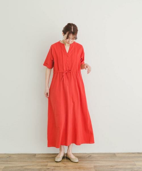 URBAN RESEARCH ITEMS / アーバンリサーチ アイテムズ ワンピース | ドライコットンタックワンピース | 詳細4