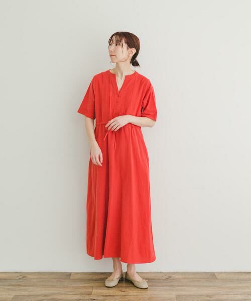 URBAN RESEARCH ITEMS / アーバンリサーチ アイテムズ ワンピース | ドライコットンタックワンピース | 詳細5