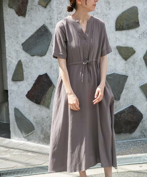 URBAN RESEARCH ITEMS / アーバンリサーチ アイテムズ ワンピース | ドライコットンタックワンピース | 詳細11