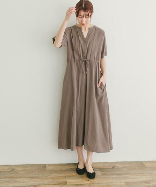 URBAN RESEARCH ITEMS / アーバンリサーチ アイテムズ ワンピース | ドライコットンタックワンピース | 詳細22