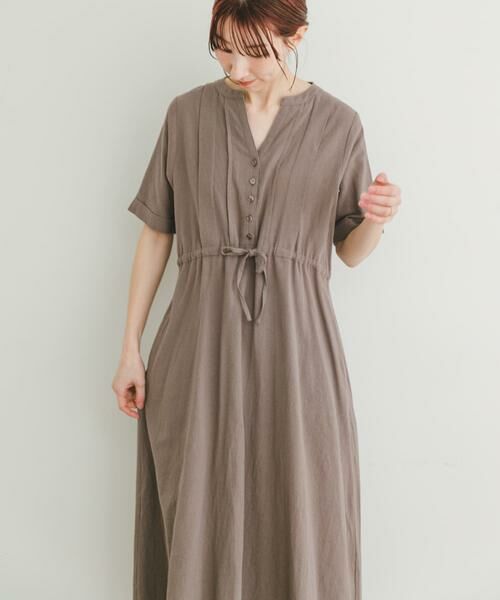 URBAN RESEARCH ITEMS / アーバンリサーチ アイテムズ ワンピース | ドライコットンタックワンピース | 詳細23