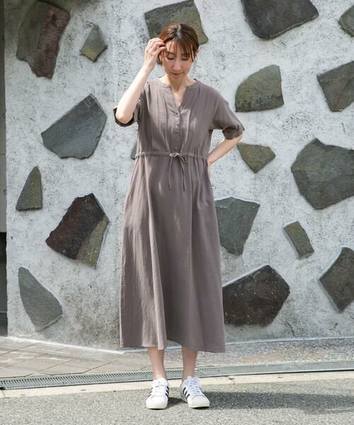 URBAN RESEARCH ITEMS / アーバンリサーチ アイテムズ ワンピース | ドライコットンタックワンピース | 詳細13