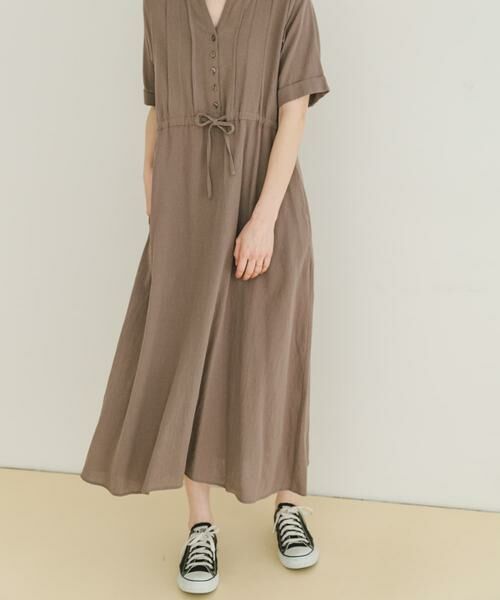 URBAN RESEARCH ITEMS / アーバンリサーチ アイテムズ ワンピース | ドライコットンタックワンピース | 詳細15