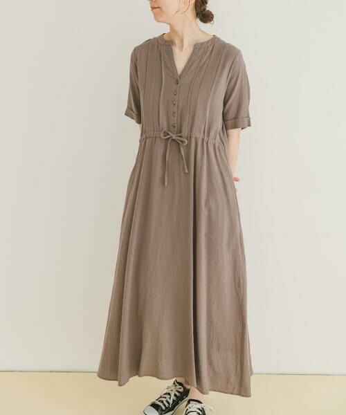 URBAN RESEARCH ITEMS / アーバンリサーチ アイテムズ ワンピース | ドライコットンタックワンピース | 詳細16