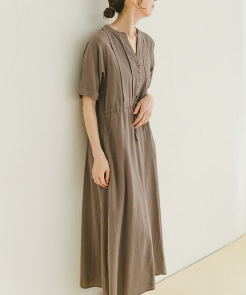 URBAN RESEARCH ITEMS / アーバンリサーチ アイテムズ ワンピース | ドライコットンタックワンピース | 詳細17