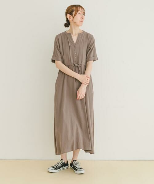 URBAN RESEARCH ITEMS / アーバンリサーチ アイテムズ ワンピース | ドライコットンタックワンピース | 詳細18