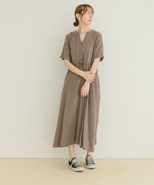 URBAN RESEARCH ITEMS / アーバンリサーチ アイテムズ ワンピース | ドライコットンタックワンピース | 詳細19