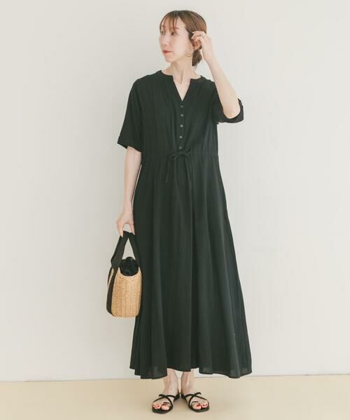 URBAN RESEARCH ITEMS / アーバンリサーチ アイテムズ ワンピース | ドライコットンタックワンピース | 詳細27