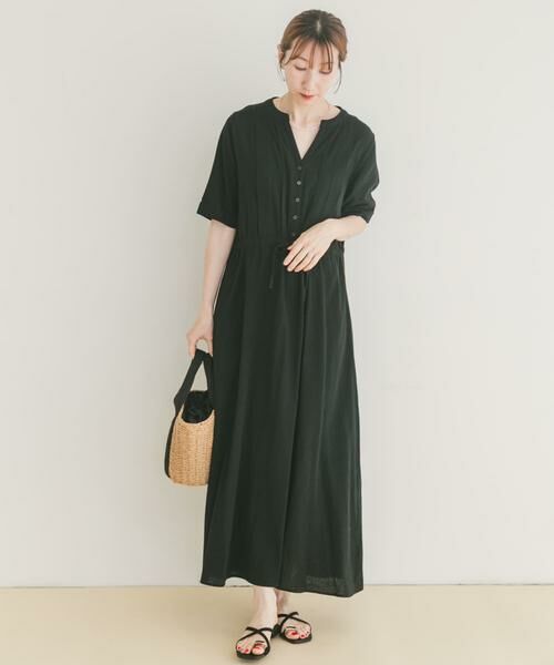 URBAN RESEARCH ITEMS / アーバンリサーチ アイテムズ ワンピース | ドライコットンタックワンピース | 詳細28