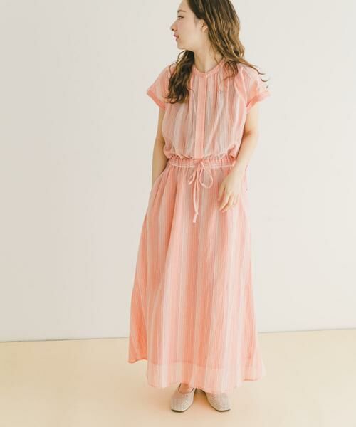 URBAN RESEARCH ITEMS / アーバンリサーチ アイテムズ ワンピース | マルチストライプセットアップライクワンピース | 詳細3