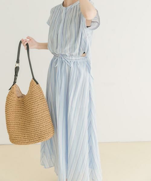 URBAN RESEARCH ITEMS / アーバンリサーチ アイテムズ ワンピース | マルチストライプセットアップライクワンピース | 詳細7