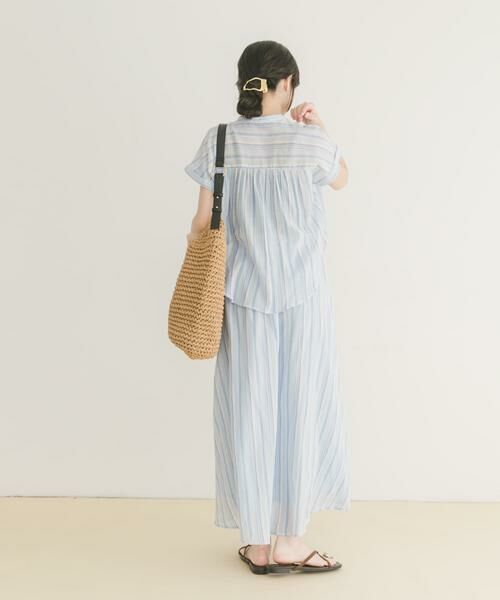 URBAN RESEARCH ITEMS / アーバンリサーチ アイテムズ ワンピース | マルチストライプセットアップライクワンピース | 詳細9