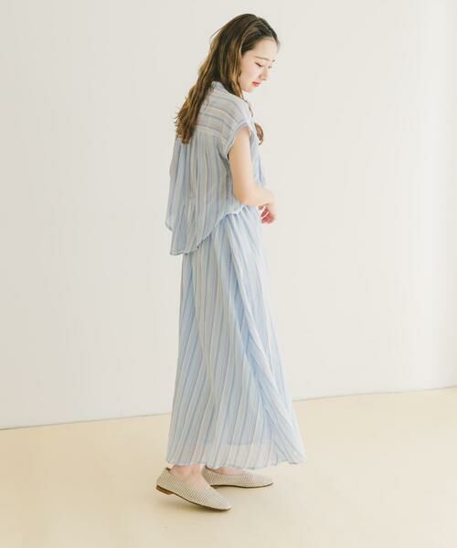 URBAN RESEARCH ITEMS / アーバンリサーチ アイテムズ ワンピース | マルチストライプセットアップライクワンピース | 詳細13