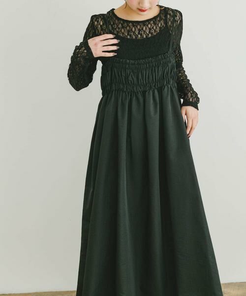 URBAN RESEARCH ITEMS / アーバンリサーチ アイテムズ ワンピース | シャーリングキャミワンピース | 詳細5