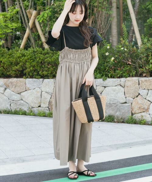 URBAN RESEARCH ITEMS / アーバンリサーチ アイテムズ ワンピース | シャーリングキャミワンピース | 詳細15