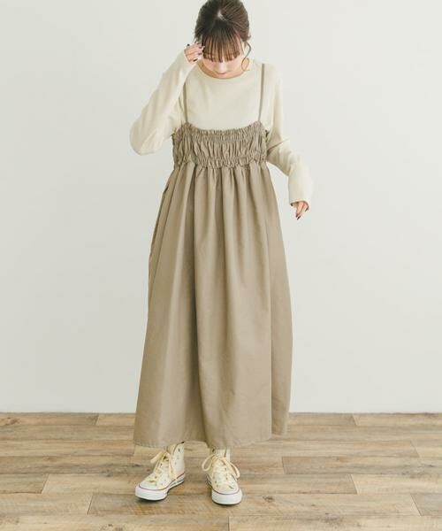 URBAN RESEARCH ITEMS / アーバンリサーチ アイテムズ ワンピース | シャーリングキャミワンピース | 詳細19